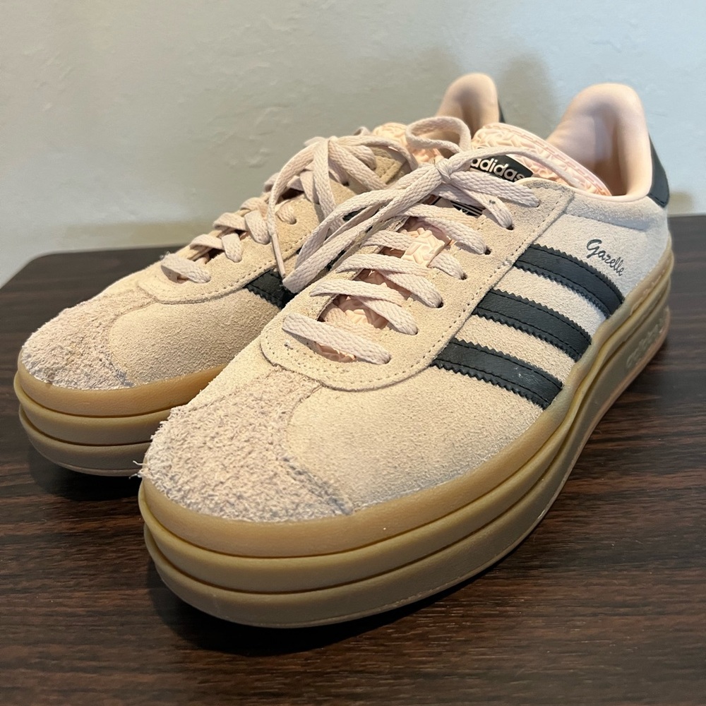 adidas Women's Sneakers in Cream and Black
